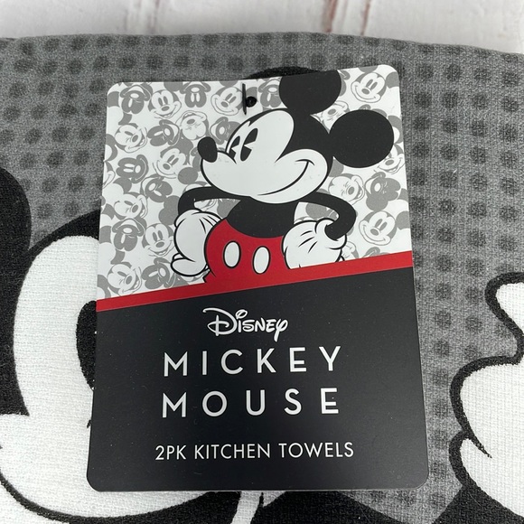 Disney Mickey Mouse 2 Pack Kitchen Tea Towels - Picture 2 of 4